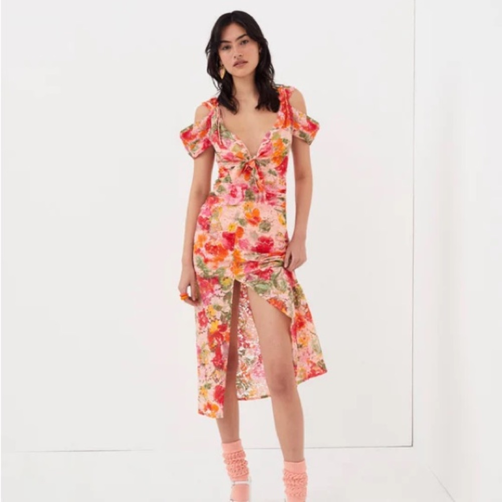For Love & Lemons Beth Midi Dress
